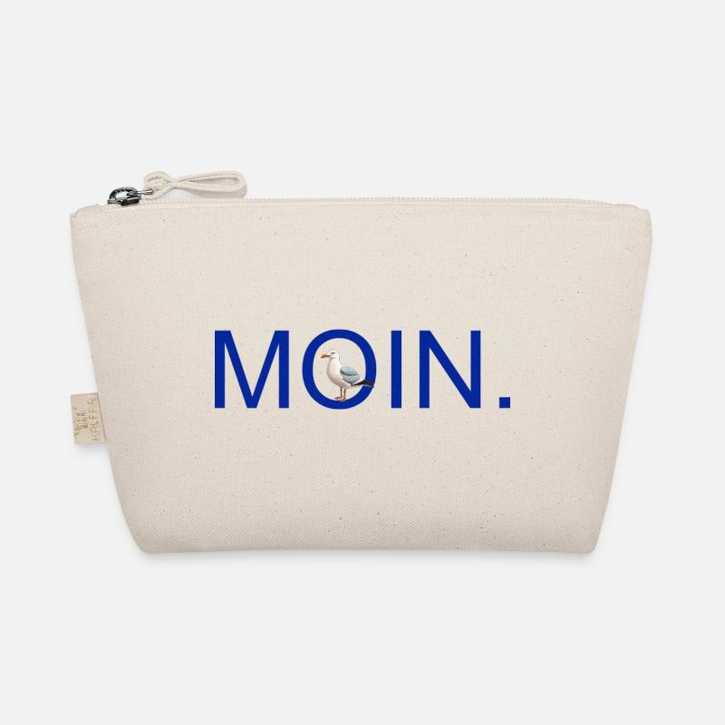 MOIN. mit Möve - Bio-Täschchen - Natur