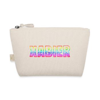 xabier rs regenbogen - Bio-Täschchen - Natur - Vorne