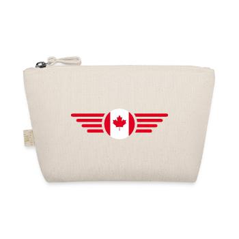 Canada Style Design T-Shirt - Organic Pouch - nature - Front