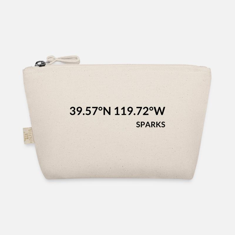 Sparks, Nevada, USA Coordinates Organic Pouch