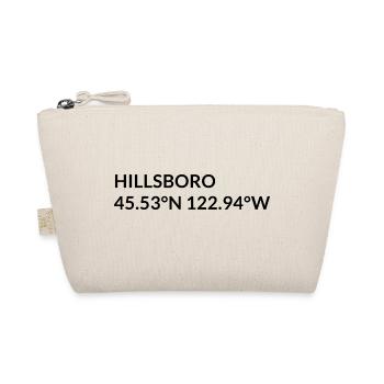 Hillsboro, Oregon, USA Coordinates - Organic Pouch - nature - Front