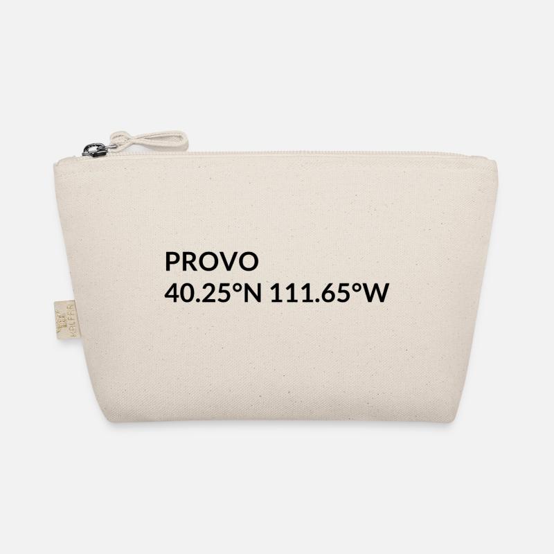 Provo, Utah, USA Coordinates Organic Pouch