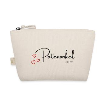Patenonkel 2025 - Bio-Täschchen - Natur - Vorne