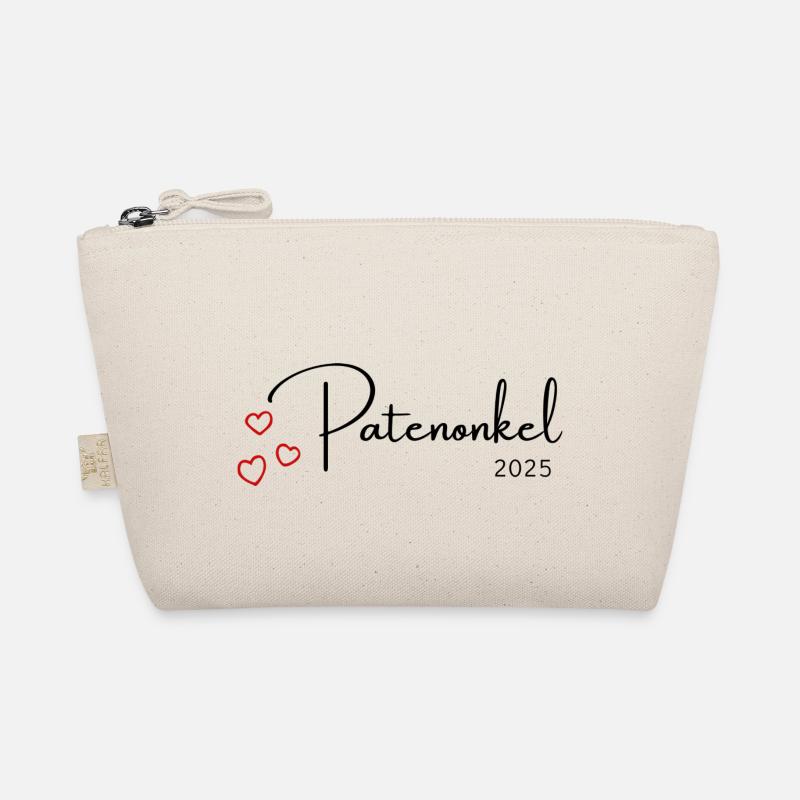 Patenonkel 2025 - Bio-Täschchen - Natur