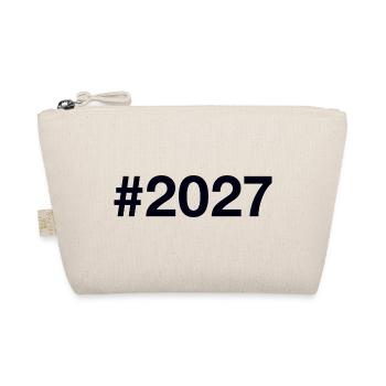 2027 Hashtag - Bio-Täschchen - Natur - Vorne
