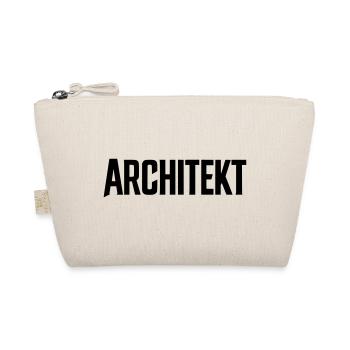 Architekt Schriftzug - Bio-Täschchen - Natur - Vorne