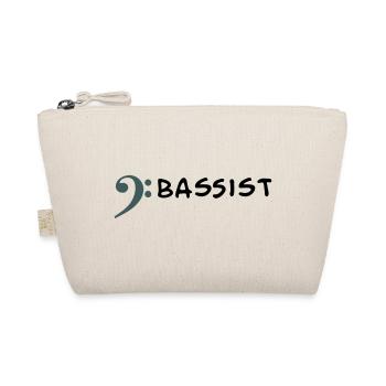 Ich spiele Bass - Ich bin Bassist - Bio-Täschchen - Natur - Vorne