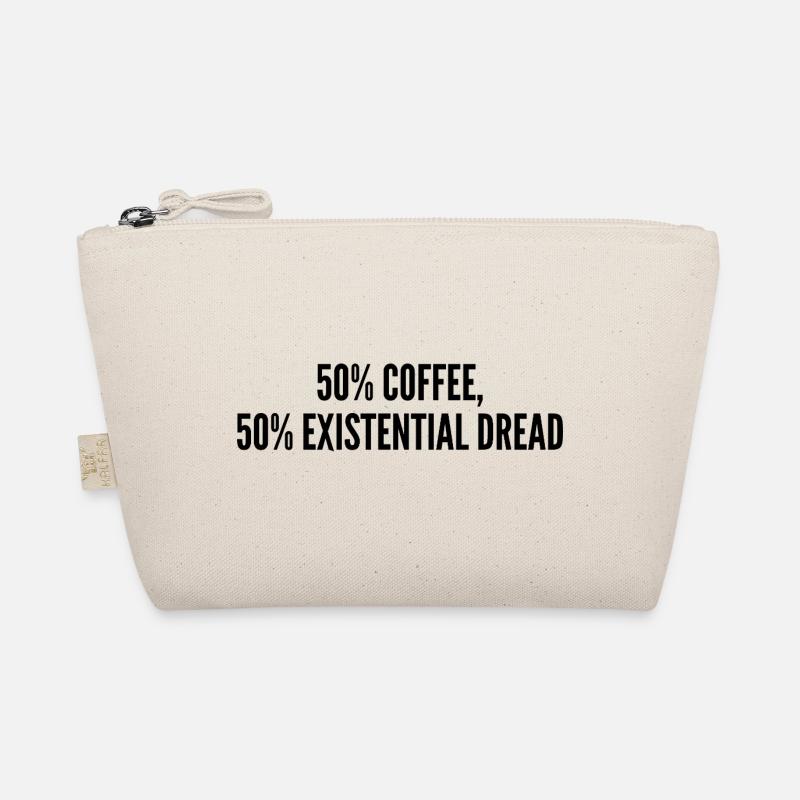 50% Kaffee 50% Existenzangst Bio-Täschchen