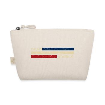 France - Calais - France - Flag - Stripes - Organic Pouch - nature - Front