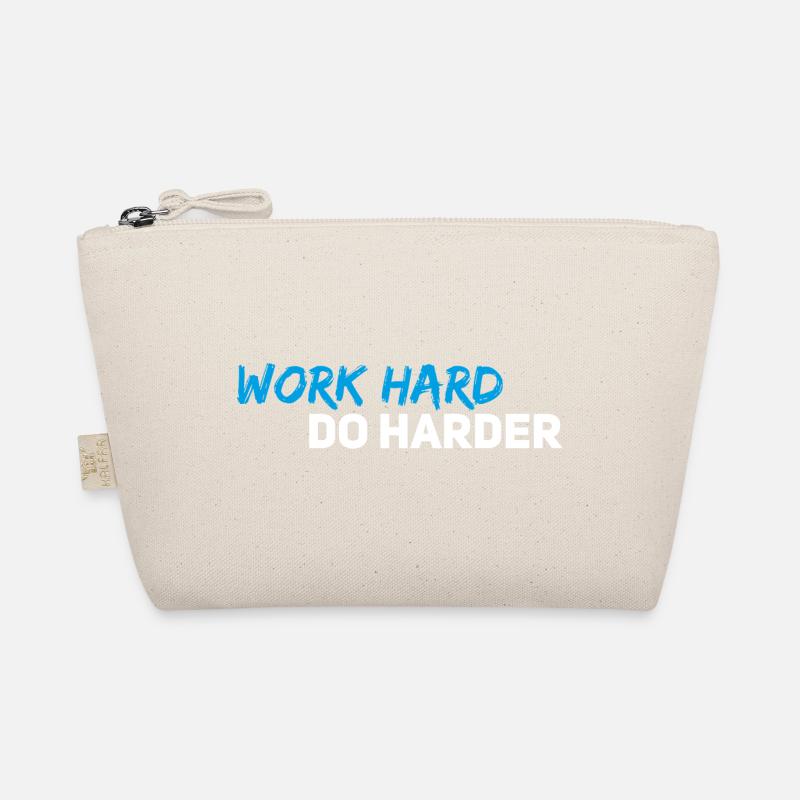 Work hard do harder - Organic Pouch - nature