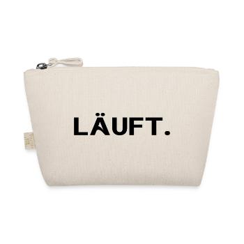 Running. Minimal Statement Saying Trend Social - Organic Pouch - nature - Front