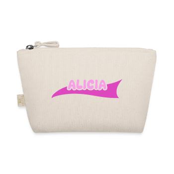 Geschenk für Alicia - Bio-Täschchen - Natur - Vorne