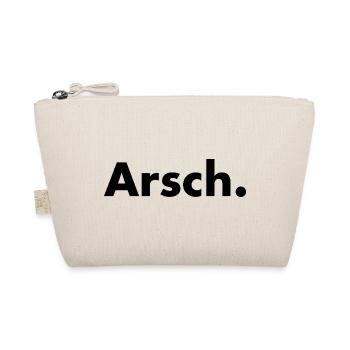 Arsch. - Bio-Täschchen - Natur - Vorne