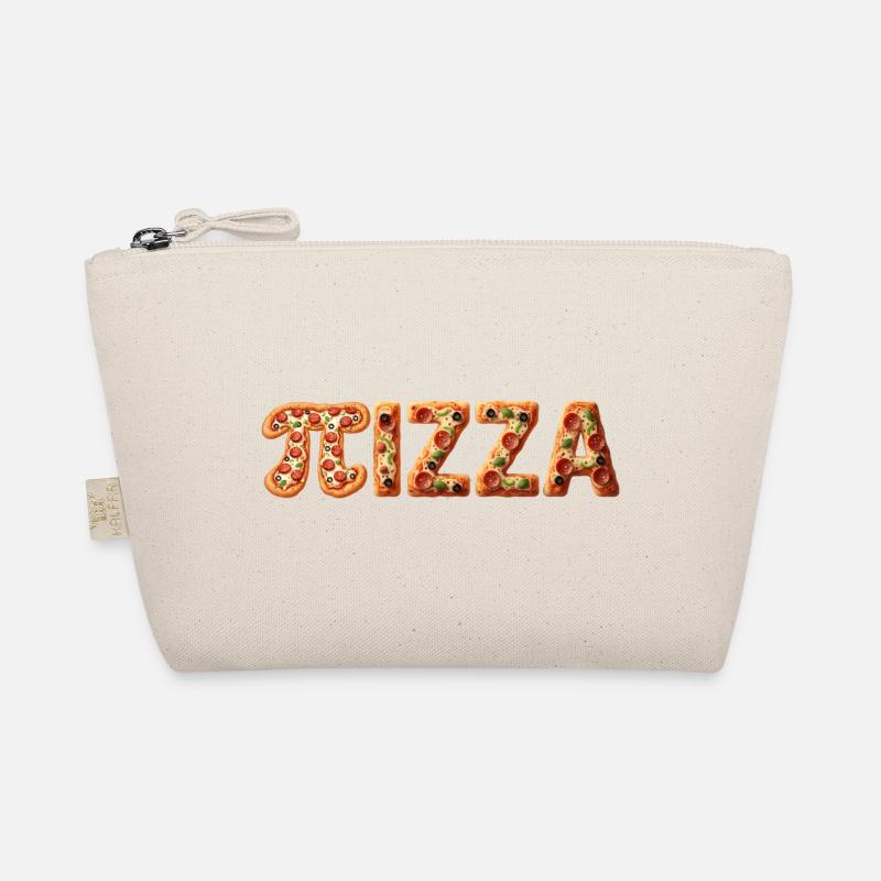 PIZZA Bunte Teigbuchstaben - Bio-Täschchen - Natur