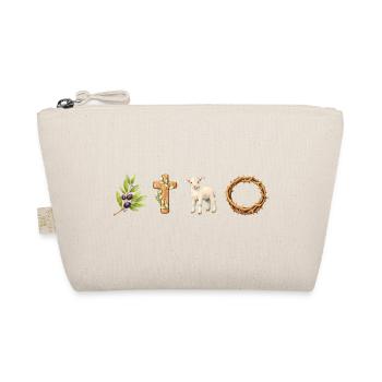 Agneau, Croix et Paix - Trousse biologique - nature - Devant