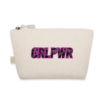 GRLPWR Camo Neon Streetwear Pink Design - Organic Pouch - nature - Front