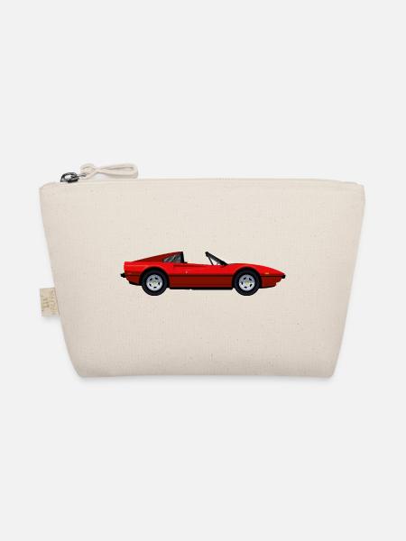 ROTER SPORTWAGEN - Bio-Täschchen - Natur - Vorne