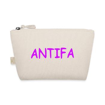 Antifa - lilac - Organic Pouch - nature - Front