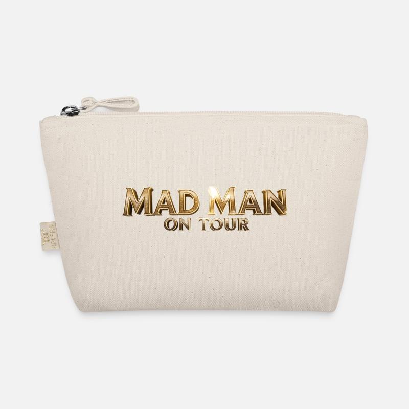 Mad Man on Tour Gold Logo Bio-Täschchen