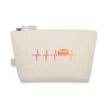 caravane sunset battement de coeur camping caravan - Trousse biologique - nature - Devant