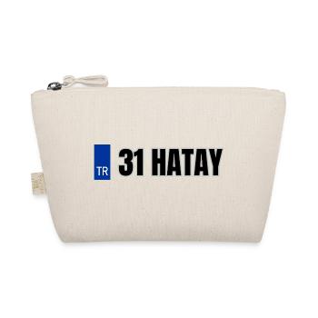 31 Hatay Kennzeichen | Türkisches Kennzeichen - Bio-Täschchen - Natur - Vorne