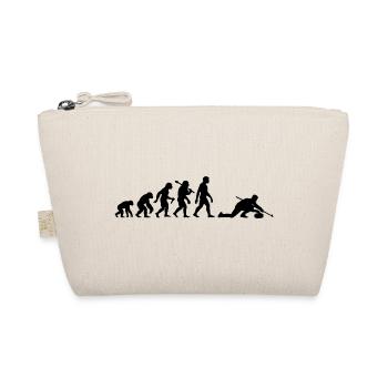 Curling Evolution Für Curler Curlingspieler - Bio-Täschchen - Natur - Vorne