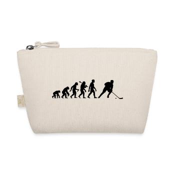 Eishockey Evolution Für Eishockey Spieler - Bio-Täschchen - Natur - Vorne