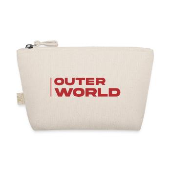 Outer World Retro Typo - Bio-Täschchen - Natur - Vorne