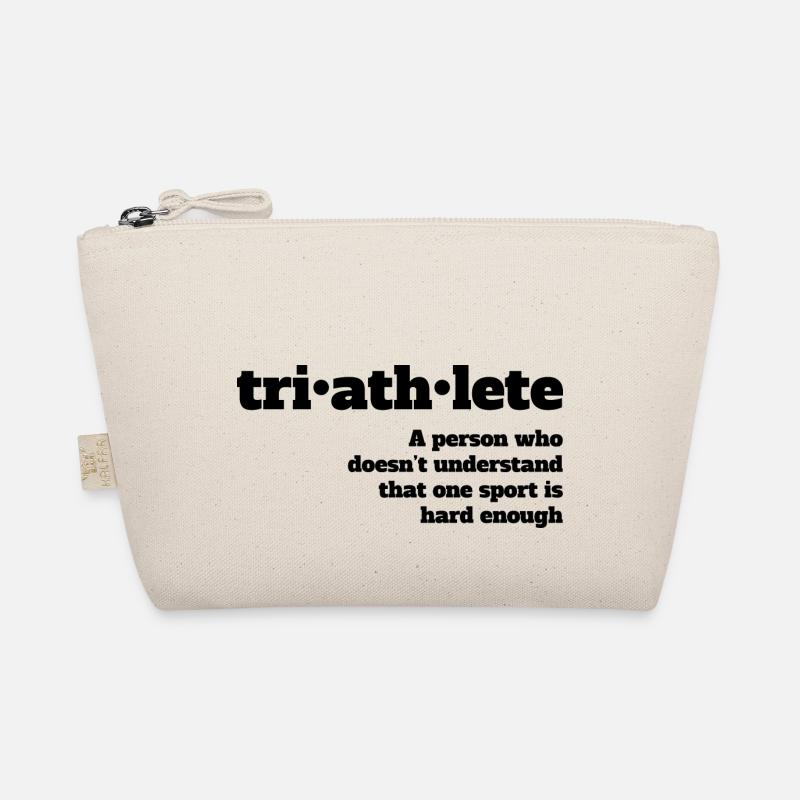 Triathletes - Not hard enough Organic Pouch