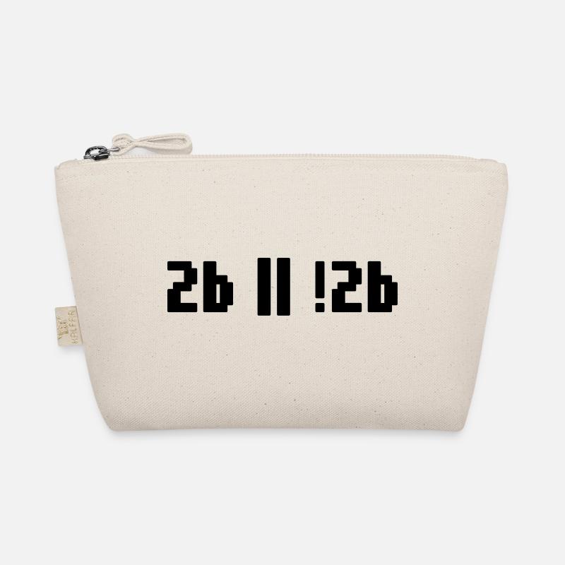 2b or not 2b – Shakespeare Hamlet Programmierer Bio-Täschchen