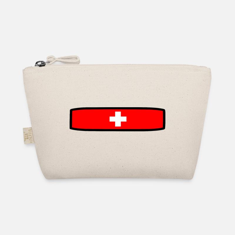 Swiss flag Organic Pouch