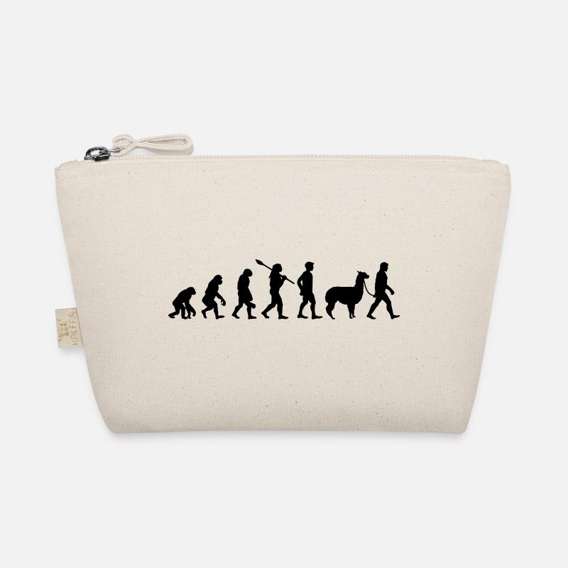 Evolution Alpaca Hike Fun Gift Idea Fun Organic Pouch