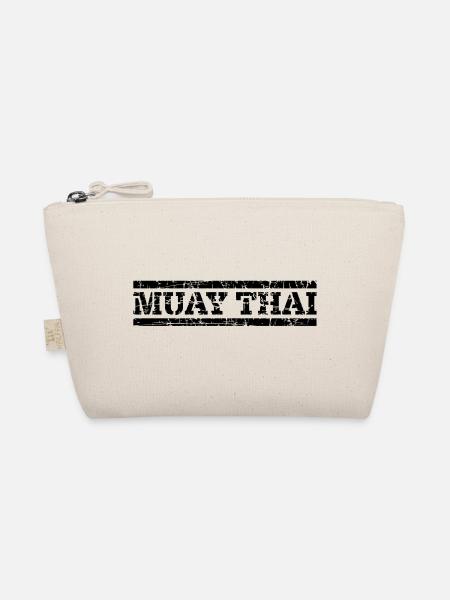 Muay Thai - Bio-Täschchen - Natur - Vorne