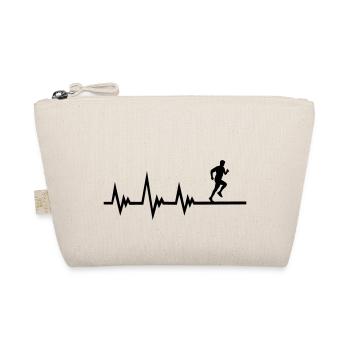 Course à pied, pouls ECG du coureur, rythme cardiaque - Trousse biologique - nature - Devant
