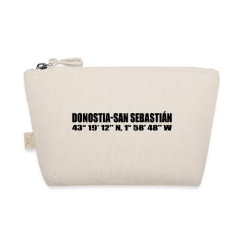 Donostia-San Sebastián coordinates - Organic Pouch - nature - Front