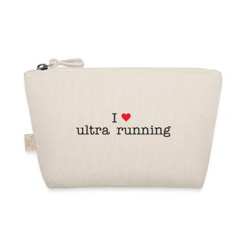 I Love Ultra Running - Organic Pouch - nature - Front