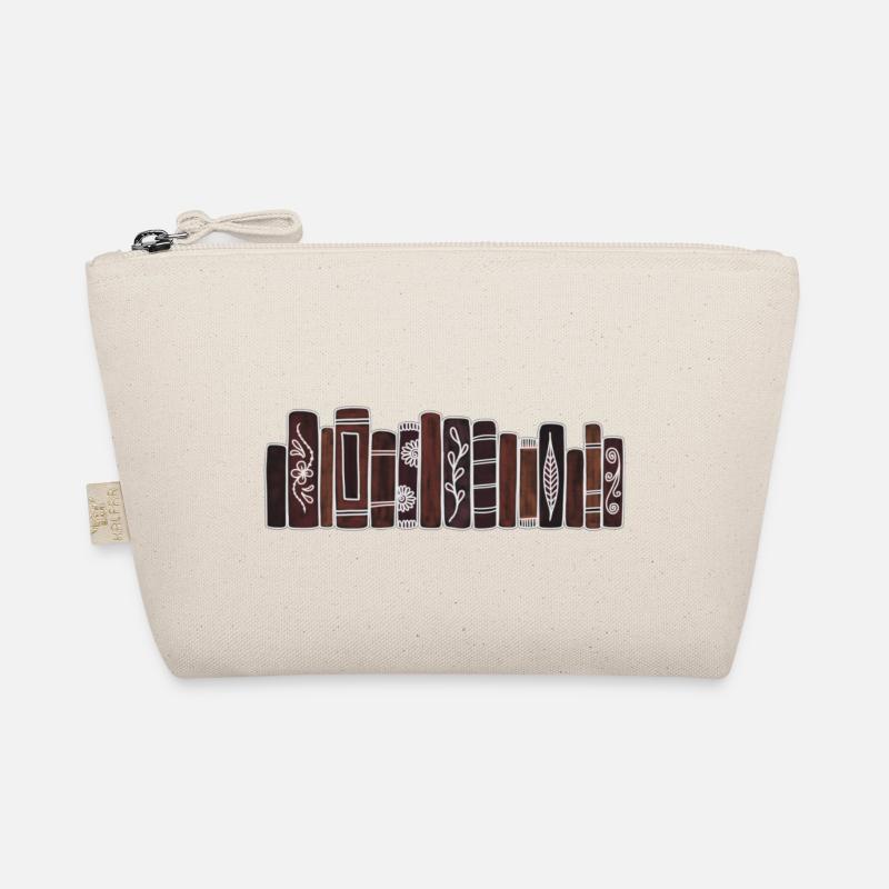 Antike braune Bücher Bio-Täschchen