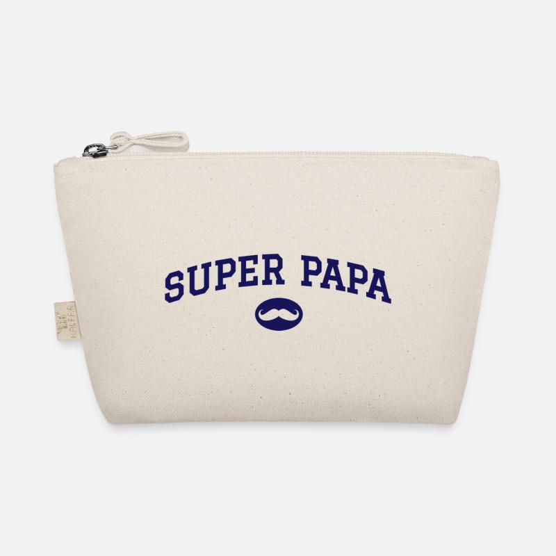 Super daddy mustache Organic Pouch