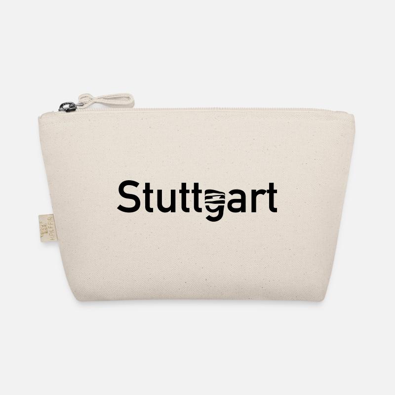 Stuttgart Stadtschild mit -Museum Skyline Bio-Täschchen