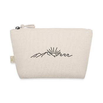 mountains holiday hiking sketch sea summer mountain - Organic Pouch - nature - Front