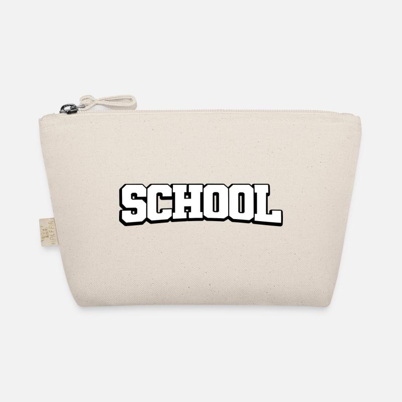 School - The School Design in Highschool Design Organic Pouch