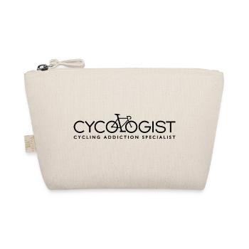 Cycologist. Cycling Addiction Specialist - Organic Pouch - nature - Front