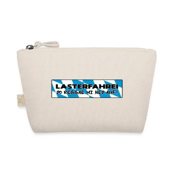LASTERFAHREI - Do Reggae Mi Ned Auf! BAYERN Eckig - Bio-Täschchen - Natur - Vorne