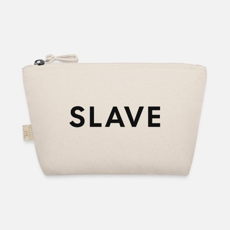 Bold “SLAVE” Typography – Submissive Pride Organic Pouch