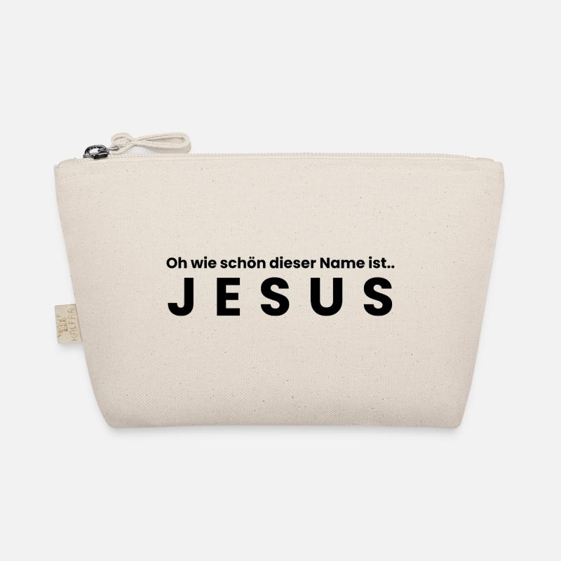 Der Name Jesus - christliche klamotten Bio-Täschchen