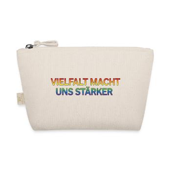 Vielfalt Macht Uns Stärker - Bio-Täschchen - Natur - Vorne