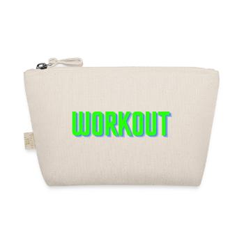 Workout Quote Minimalist - Bio-Täschchen - Natur - Vorne