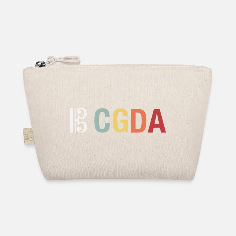 CGDA viola tuning string musician retro Organic Pouch