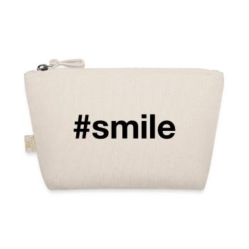 SMILE Hashtag Rire Sourire - Trousse biologique - nature - Devant