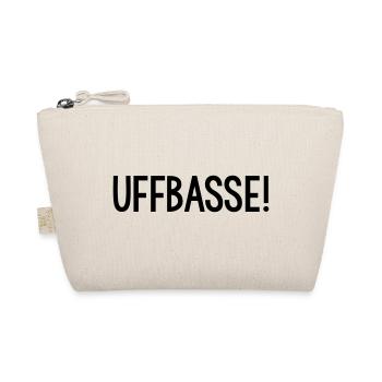 UFFBASSE Dialekt badisch - Bio-Täschchen - Natur - Vorne